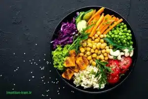 تمرین EMS به همراه رژیم‌ گیاهی یا وگان