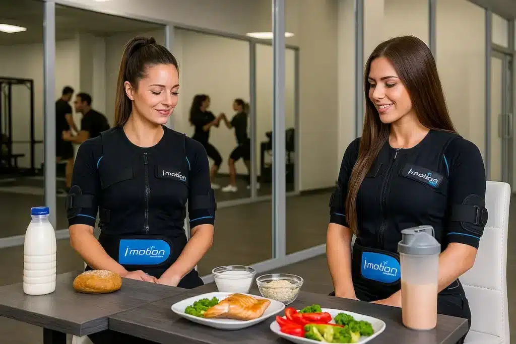 رژیم غذایی سازگار با تمرینات EMS