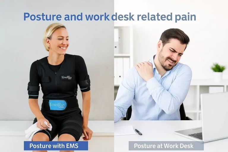 تمرین EMS و بهبود وضعیت بدن در کارمندان پشت میز